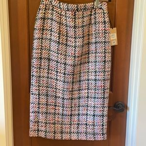 NWT Halogen tweed pencil skirt- size 6